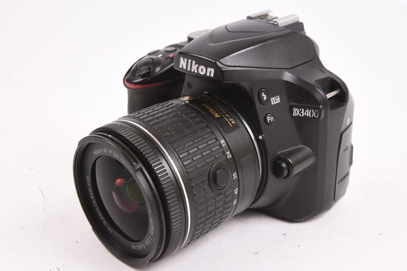 Nikon D3400 24.2MP DSLR Camera w/18-55mm Lens Shutter Count 27,000 #T-64981