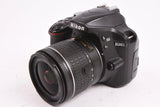 Nikon D3400 24.2MP DSLR Camera w/18-55mm Lens Shutter Count 27,000 #T-64981