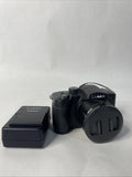 Panasonic LUMIX DMC-FZ5 5.0MP Digital Camera Black Charger Tested Works