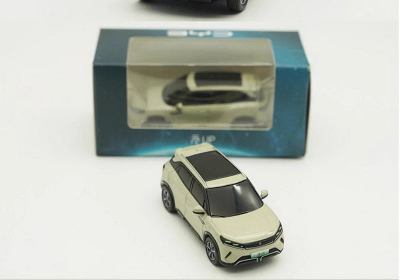 1/64 Scale BYD Yuan UP Green Diecast Car Model Toy Collection Gift NIB