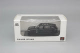 LCD 1/64 Scale Land Rover Range Rover Extended Black Diecast Car Model Toy