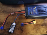 LiPo/LiFe balance charger with vented housing and connected balance leads