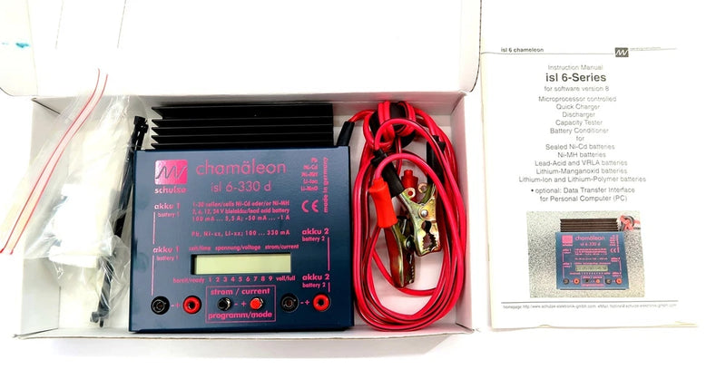 Schulze Chamaleon ISL 6-330 D R/C Battery Charger Ni-Cd, NiMH, VRLA, Lead-Acid Battery
