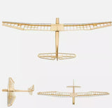 63'' Glider Sunbird Balsa Wood KIT RC Building Plane Aircraft Model Wingspan Toy