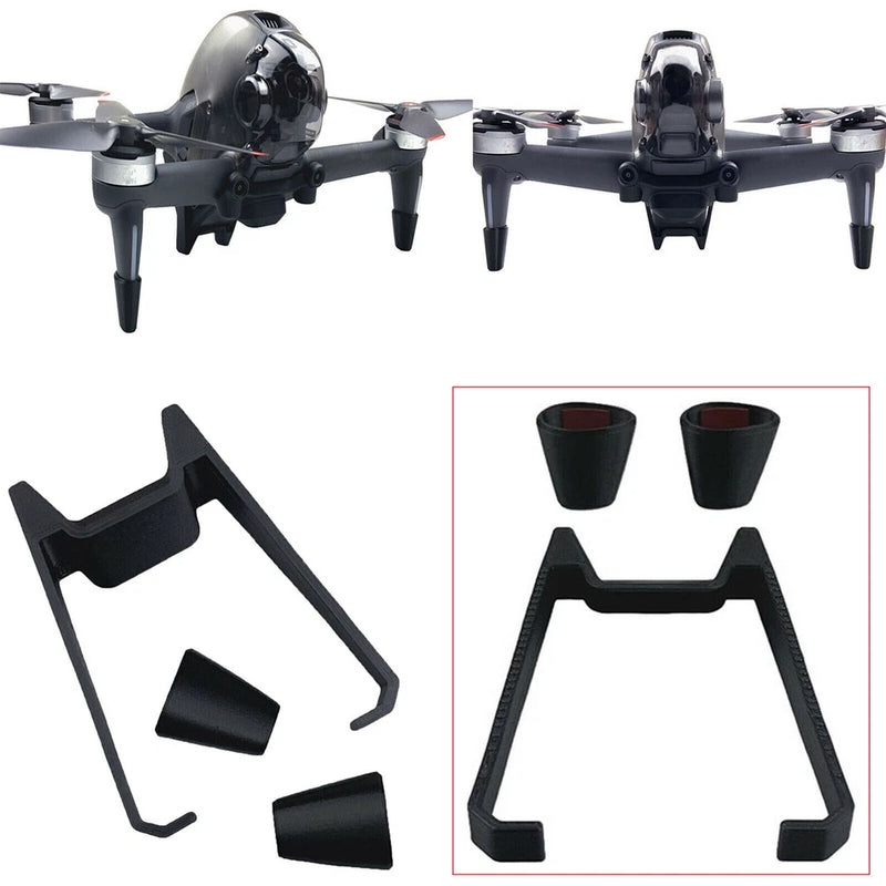 For DJI FPV Combo Drone Quadcopter Landing Gear Skid Leg Food Pad Tripod Mount