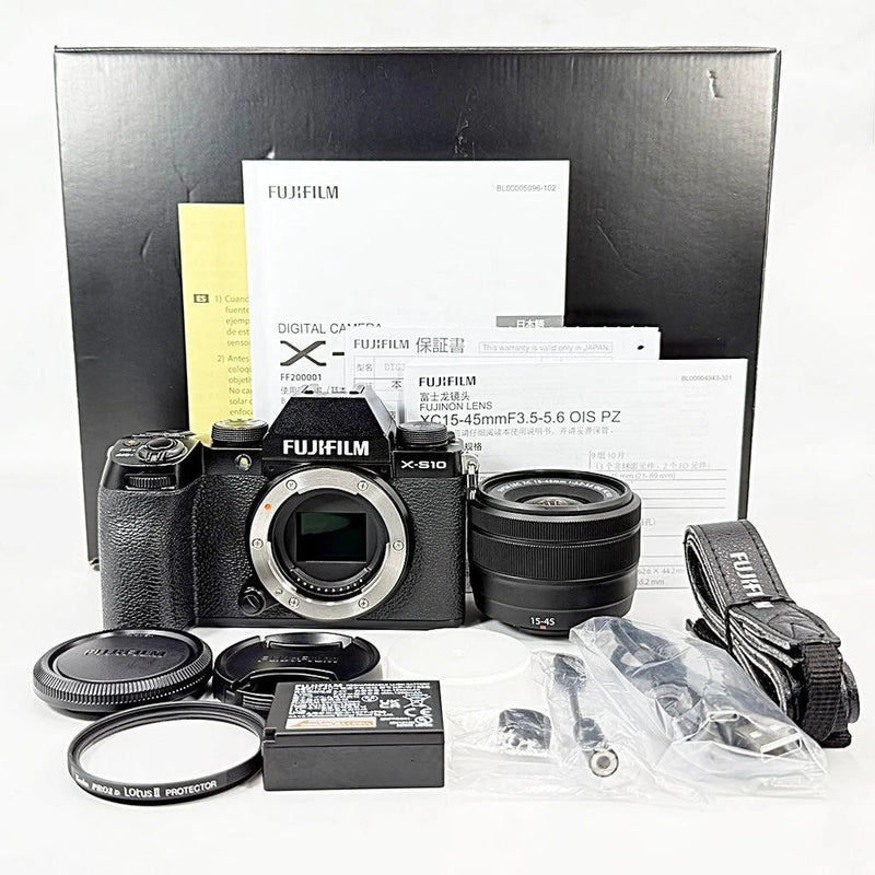 USED Fujifilm X-S10 26.1MP Camera XC 15-45mm Lens Kit S/C 2036 Excellent
