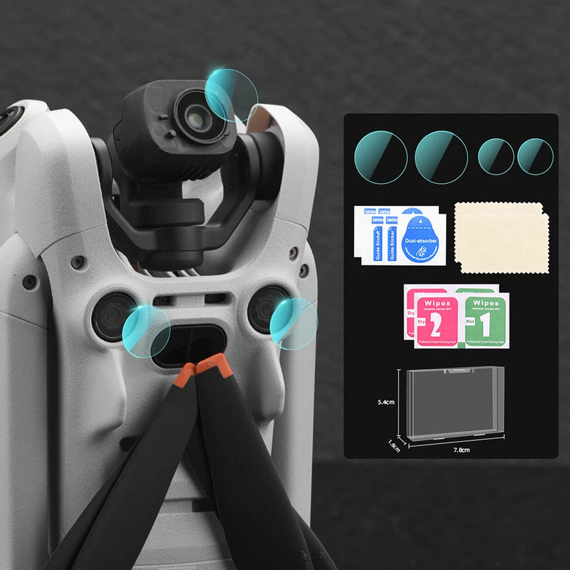 Drone Lens Film Sensor Tempered Film Drone Accessories Part for Mini 4 Pro