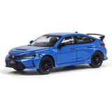1:64 Scale Honda Civic Type-R FL5 Blue Diecast Model Car Collectibles Gift Toy