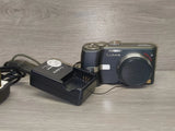 Panasonic Digital Camera Lumix DMC-TZ1 5.0MP Black Tested