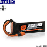 Spektrum X22004S50 2200mAh 4S 14.8V 50C Smart LiPo Battery; IC3