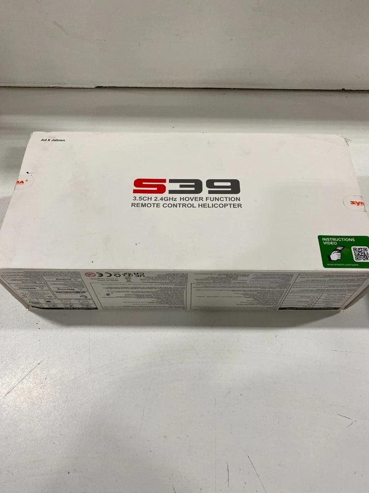 Syma S107H-E Red 3.5CH 2.4 GHz Hover Function Remote Control Helicopter