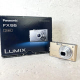 Panasonic LUMIX FX66 Compact Digital Camera Luxe Gold Used Clear LCD