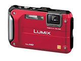 Panasonic Lumix FT3 Waterproof Digital Camera Sparky Red From Japan