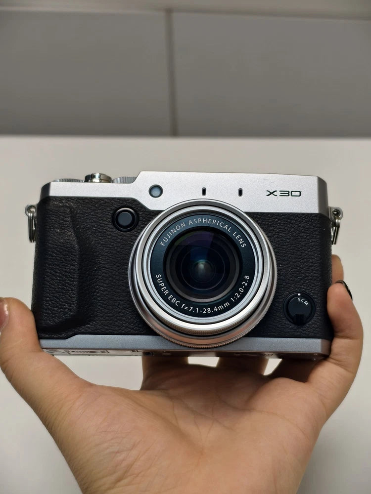 Fujifilm X30 Silver 12 MP Digital Camera with 3.0-Inch LCD (Silver) English