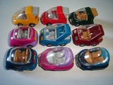 MINI VANS SCOOTERS MODEL CARS SET 1:87 H0 - KINDER SURPRISE PLASTIC MINIATURES