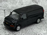596 1:64 Chevrolet Express Van Diecast Model Car WITH LED LIGHTS