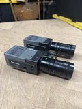 2x Panasonic CCTV Color Camera WV-CL924A + 2x Computar Lenses H6Z0812 UNTESTED