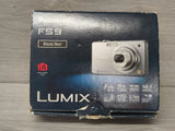 Panasonic LUMIX DMC-FS9 12.0MP Compact Digital Camera Black Tested Boxed Kit