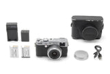 [N MINT+ w/Case] Fujifilm FinePix X100 12.3MP Digital Camera Silver From JAPAN