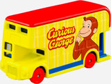 Curious George Yellow Double-Decker Bus 1:64 Diecast Model Car Tomica Dream SP