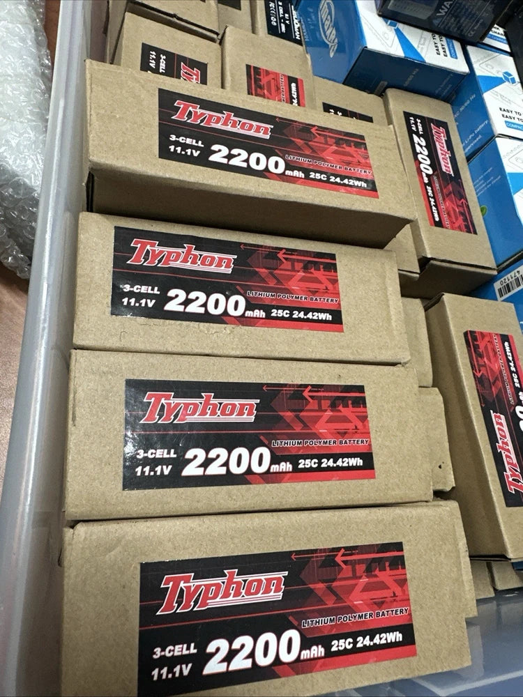 Typhon Lithium Battery 2200mah Lipo 3s 11.1v Xt60 Male Connector- Battery