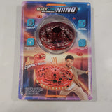 Red mini nano motion drone toy in retail blister package