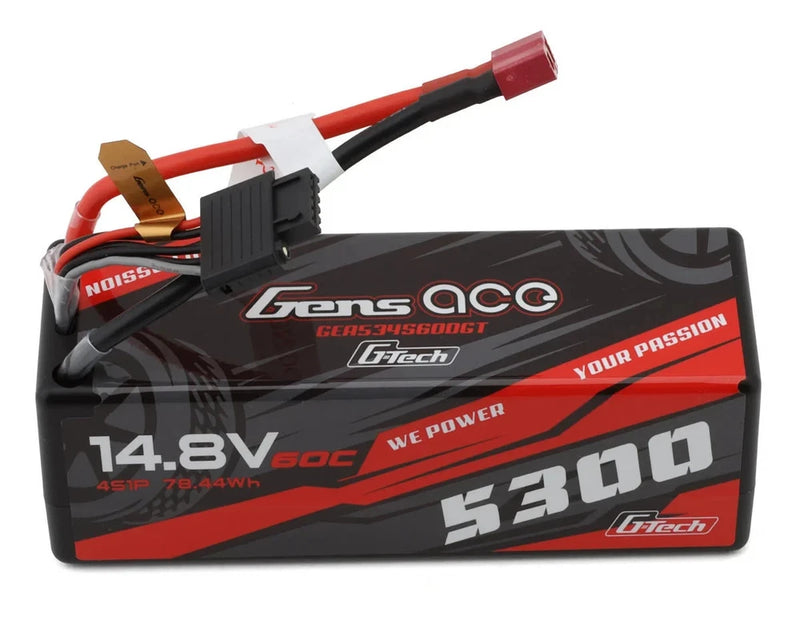 Gens Ace G-Tech Smart 4S LiPo Battery 60C (5300mAh/14.8V) w/T-Style Connector Battery