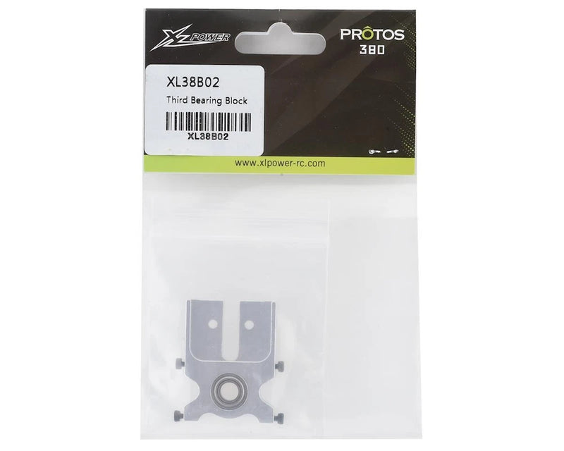 MSHeli Third Bearing Block XL Power Protos 380 RC Helicopter Heli Rotor