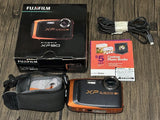 Fujifilm FinePix XP90 Digital Camera 16.4MP 5x Opt Zoom HD Video w SD Card & Box