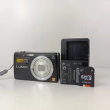 Panasonic Digital Camera Lumix DMC-FS41 14.1MP Black Tested + Battery + Charger