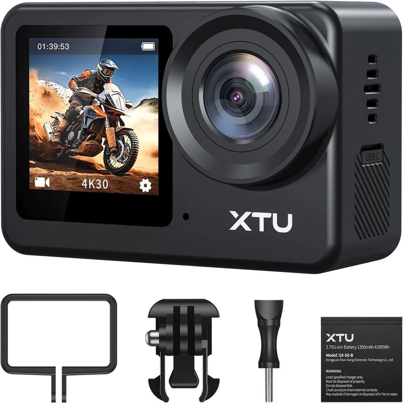 XTU S6 Action Camera, 4K 20MP [Ambarella H22 CPU & SONY IMX386 Sensor]