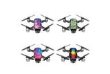 DJI SPARK drone skin set of 4, iridescent multicolor holographic covers