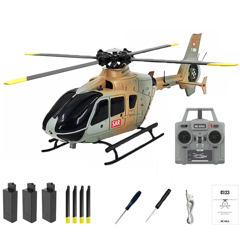 COOLBANK & RC ERA C123 2.4G 6CH 1:36 EC135 Scale RC Helicopter RTF