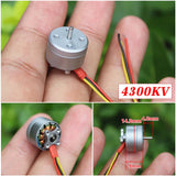 4PCS 1104 Mini Brushless Motor 4300kv for 1S-3S RC Drone FPV Racing Quadcopter