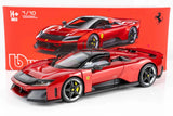 Bburago - 1:18 Ferrari F80 2024 Red Metallic Signature Edition - Diecast Model