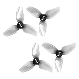 HQProp T2.2x2x3 Tri-Blade Propeller ¨C Gray 2CW+2CCW for FPV Drone PC Durable