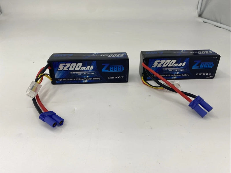 ZEEE DC023 2s Remote & App Controlled 5200mAh Lipo Battery - 2 Piece Battery