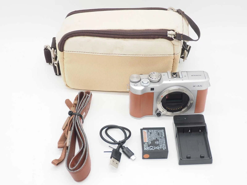 Fujifilm Fuji X-A5 24.2MP Digital Camera Body Brown 943534