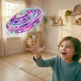 TSM005 Mini Drone for Kids,Hand Operated UFO Toy,Flip Stunt Hover Toy with Led,E