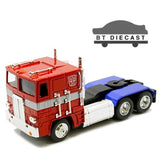 JADA TRANSFORMERS G1 AUTOBOT OPTIMUS PRIME 1/32 DIECAST MODEL RED BLUE 99477