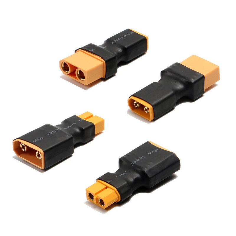 2Pair XT90 to XT60 M&F Plug No Cable Conversion Connector Adapter f RC FPV Drone