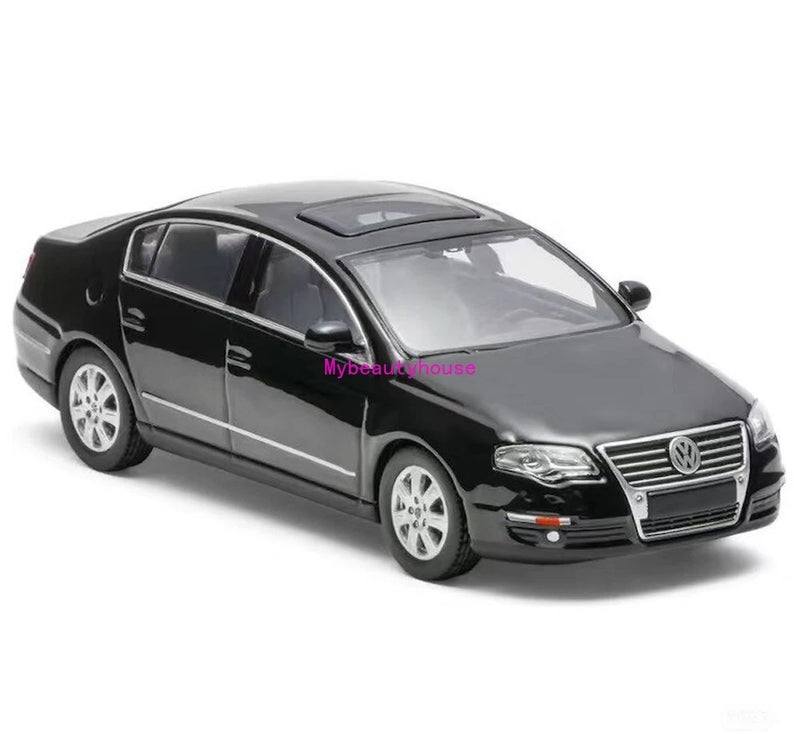 SC 1:64 Black VW Magotan B6 Sedan Sports Model Diecast Metal Car