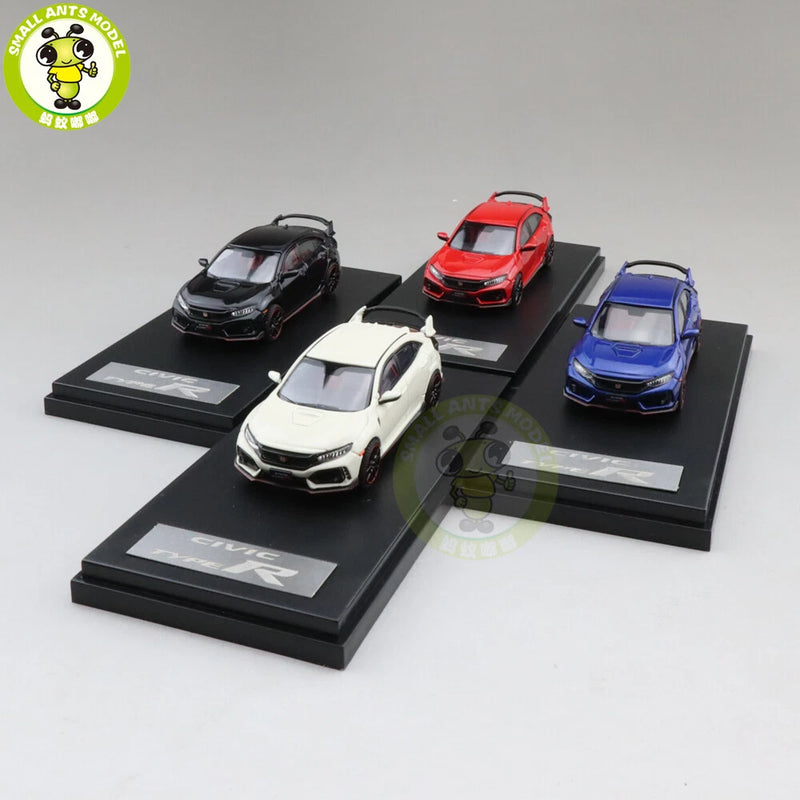 1/64 LCD Honda Civic Type R 2017 Diecast Model Toy Car Gifts For Friends Father