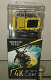 New Sharper Image SVC701 Waterproof 4K Full HD Action Cam Camera Yellow / Black