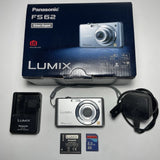 Panasonic Lumix DMC-FS62 10.1MP Digital Camera Tested + Charger, Battery, 8GB SD