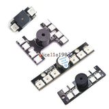 WS2812B RGB 2/6/8 LED Strip 5V Buzzer Dual Modes for Arduino FPV RC Quadcopter
