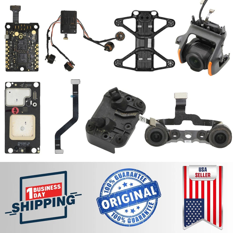 DJI Avata 2 gimbal camera replacement assembly with circuit board and ribbon cables