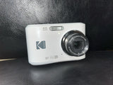 Kodak Pixpro FZ45 Digital Camera White - (Tested Working Good)