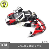 1/18 LCD Mclaren Senna GTR Red White Diecast Model Car Gifts For Friends
