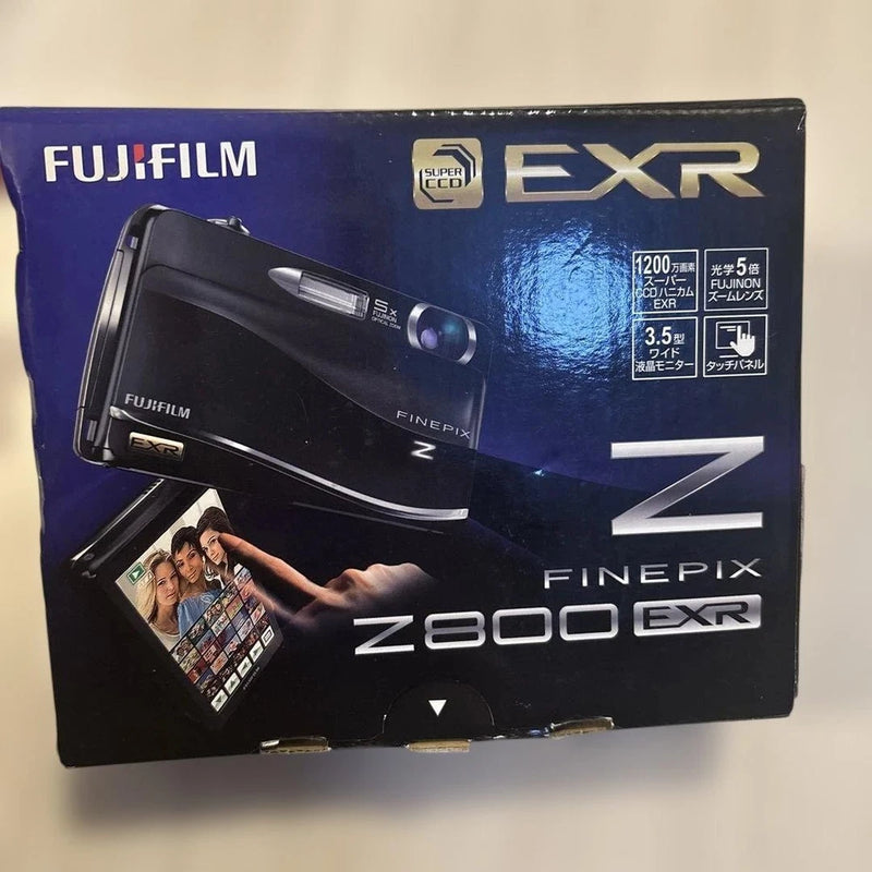 FUJIFILM FINEPIX Z800 EXR Black Compact Digital Camera Tested Working Japan